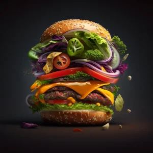 Chicken Burger - A Crispy Symphony of Flavors