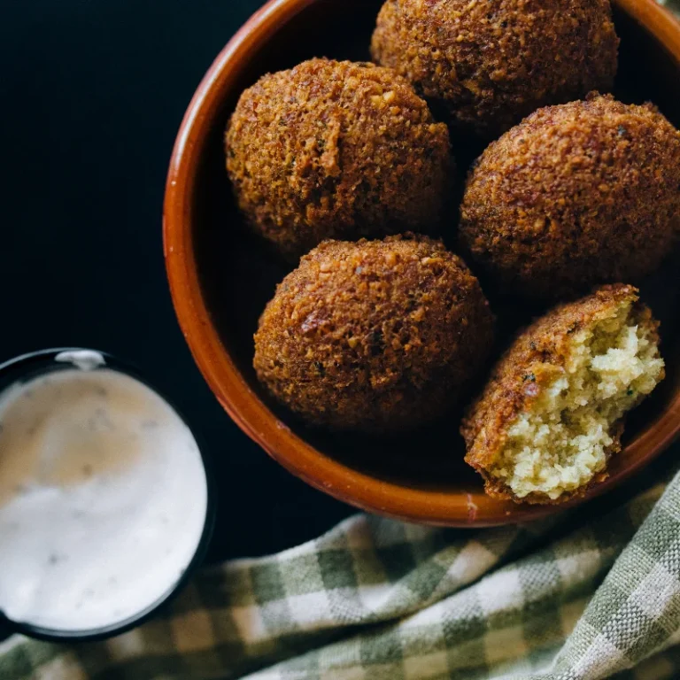 Falafel - Golden and Savory Chickpea Patties with Fresh Accompaniments